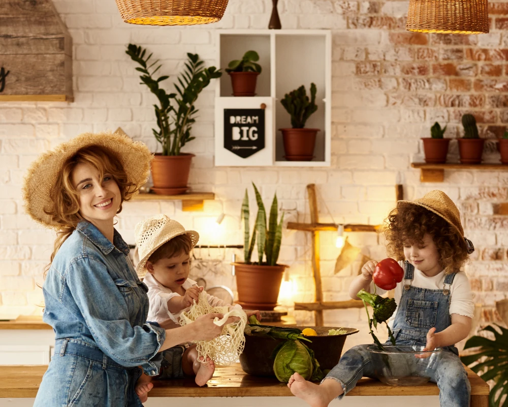 slim narrow kitchen island